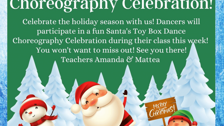 Myriad Dance Academy’s Santa’s Toy Box Choreography Celebration